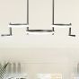 ARTE ILLUMINA ΦΩΤΙΣΤΙΚΟ ΚΡΕΜΑΣΤΟ 5ΦΩΤΟ LED 48W 930X280X290 ΜΑΥΡΟ Eurolamp 144-10032