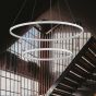 ΦΩΤΙΣΤΙΚΟ ΚΡΕΜΑΣΤΟ ΣΤΡΟΓΓΥΛΟ LED 37W Φ40XΦ60X120 ΛΕΥΚΟ ARTE ILLUMINA DOPPIA Eurolamp 144-15004