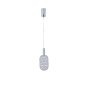 ΦΩΤΙΣΤΙΚΟ ΜΟΝΟΦΩΤΟ ΜΕΤΑΛΛΟ LED 6,3W 3000K 648lm Φ200X1580mm ΑΣΗΜΙ ARTE ILLUMINA PERFORATO Eurolamp 144-15066
