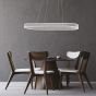 ARTE ILLUMINA ΦΩΤΙΣΤΙΚΟ ΚΡΕΜΑΣΤΟ ΓΡΑΜΜΙΚΟ LED 50W 3000Κ 900X300X1200 ΛΕΥΚΟ Eurolamp 144-16014
