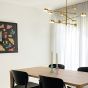 ARTE ILLUMINA ΦΩΤΙΣΤΙΚΟ ΚΡΕΜΑΣΤΟ ΚΡΕΜΑΣΤΟ 10ΦΩΤΟ LED 60W 143X45 ΧΡΥΣΟ Eurolamp 144-20023