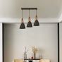 ΦΩΤΙΣΤΙΚΟ ΚΡΕΜΑΣΤΟ ΤΡΙΦΩΤΟ Ε27 150X750 ΜΑΥΡΟ ARTE ILLUMINA Eurolamp 144-28002