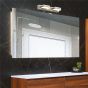 ARTE ILLUMINA ΑΠΛΙΚΑ ΤΟΙΧΟΥ  LED 8W 4000Κ ΤΕΤΡΑΓΩΝΟ 2Φ 320X50X100 ΝΙΚΕΛ Eurolamp 144-80004