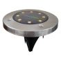 Ηλιακό Φωτιστικό Κήπου Καρφωτό IP44 Day-Night Sensor Ø13xH12cm Led 0,6w 120° 4000K ABS Eurolamp 145-20817