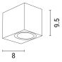 ΑΠΛΙΚΑ ΤΟΙΧΟΥ DOWN ΤΕΤΡΑΓΩΝΗ GU10 IP54 ΛΕΥΚΗ ARTE ILLUMINA Eurolamp 145-82070