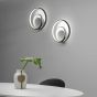 Απλίκα Επίτοιχη L290x80xH300mm Led Dimmablew 28w 3000K 2500lm Brushed Brass Ideal Lux Oz AP Dali 304502