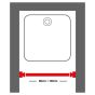 Βραχίονας Μπάνιου Πτυσσόμενος 80-130cm Ø28mm Aluminium Mat Sealskin 276663205