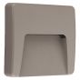 ARTE ILLUMINA ΦΩΤΙΣΤΙΚΟ ΤΟΙΧΟΥ SLIM LED 3W IP65 230V 3000K 120X120mm ΓΚΡΙ PRO Eurolamp 145-52019