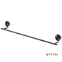 Πετσετοκρεμάστρα 60 cm Επιτοίχια Geesa Opal Black Brushed PVD 7207/60-411