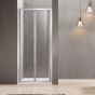 Καμπίνα 80xH180cm σπαστή ευθύγραμμη, αντιστρέψιμη με σταθερό πλαϊνό 70cm Orabella Fusion 30451-30454