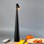 Rechargeable LED 1,5W 3CCT Touch Table Lamp Black D:35x5cm 3057-Black
