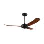 Ανεμιστήρας Οροφής Ø137x51,5cm  AC 220-240V,50Hz Remote Control Μαύρο Ματ-Καφέ Eglo Hoi An 35029