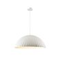 Κρεμαστό φωτιστικό λευκό από γύψο 1XE27 D:60cm 4063-White