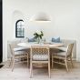 Κρεμαστό φωτιστικό λευκό από γύψο 1XE27 D:60cm 4063-White