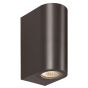 ΑΠΛΙΚΑ ΤΟΙΧΟΥ UP-DOWN ΟΒΑΛ GU10 IP54 ΜΑΥΡΗ ARTE ILLUMINA Eurolamp 145-82065