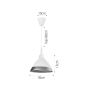 InLight Κρεμαστό φωτιστικό από λευκό γυαλί 1XE14 D:18cm 4409-Γ-Λευκό