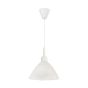 InLight Κρεμαστό φωτιστικό από λευκό γυαλί 1XE14 D:18cm 4409-Γ-Λευκό