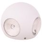 ARTE ILLUMINA ΦΩΤΙΣΤΙΚΟ ΤΟΙΧΟΥ ΣΤΡΟΓΓΥΛΟ LED 8W Φ100X94 3000K IP65 ΛΕΥΚΟ PLUS Eurolamp 145-20226