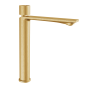Μπαταρία Νιπτήρα Ψηλή με Βαλβίδα Clic Clac Armando Vicario Halo Gold Brushed 515041-201