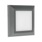 ΦΩΤΙΣΤΙΚΟ ΤΟΙΧΟΥ SLIM LED 3W IP65 230V 3CCT 125X125mm ΓΡΑΦΙΤΗΣ PRO ARTE ILLUMINA Eurolamp 145-52087