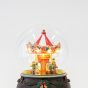 Καρουζέλ Led  Μπαταρίας σε Γυάλινο Θόλο, 12x12xY16cm, Μουσική-Κίνηση Eurolamp 600-45813