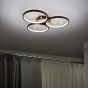 Φωτιστικό Πλαφονιέρα Οροφής  L95,5x40xH6,5cm Led 37w 4800K 3800lm White Matt Trio Groovy 642110431