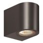 ΑΠΛΙΚΑ ΤΟΙΧΟΥ DOWN ΟΒΑΛ GU10 IP54 ΜΑΥΡΗ ARTE ILLUMINA Eurolamp 145-82061