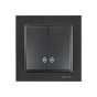 ΔΙΑΚΟΠΤΗΣ A/R-K/R ΜΑΥΡΟΣ Eurolamp 152-10307