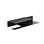 Χαρτοθήκη με Ράφι W330xD110xH60mm Stainless Steel Black Mat Verdi Strantza 7230205