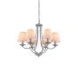C119-6 ETNA PENDANT LAMP GREY PATINA&WHITE SHADE 1E1 HOMELIGHTING 77-3662