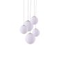 SE1520-5 ALESSIA OPAL GLASS 3 Φ15 & 2 Φ20+ HOMELIGHTING 77-3715