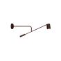 HL-3558-1 M SHERRY BLACK & NICKEL WALL LAMP HOMELIGHTING 77-3911