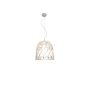 HL-3586-1PΜ LEWIS WORN ANTIQUE WHITE PENDANT HOMELIGHTING 77-4014