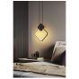Φωτιστικό Κρεμαστό Μαύρο 30xH100cm Led 12w 3CCT SE LED 30 TIA BLACK PENDANT Homelighting Tia 77-50487