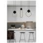 Φωτιστικό Κρεμαστό Μαύρο 30xH100cm Led 12w 3CCT SE LED 30 TIA BLACK PENDANT Homelighting Tia 77-50487