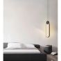Φωτιστικό Κρεμαστό 20x5xH100cm Μαύρο Led 3CCT 3000-4000-6500K 15w Homelighting Ello 77-50488