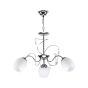 KQ 2221/3 FERROW PENDANT CHROME-OPAL GLASS Ζ3 HOMELIGHTING 77-8083