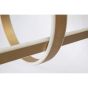 Φωτιστικό Κρεμαστό Χρυσαφί Ματ 120x40xHmax120cm Led 110w 3000K Homelighting Milea 77-8120