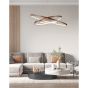 Φωτιστικό Κρεμαστό Καφετί 80xH100cm Led 131w 3000K Homelighting Morelli 77-8131