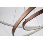 Φωτιστικό Κρεμαστό Καφετί 80xH100cm Led 131w 3000K Homelighting Morelli 77-8131