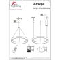 Φωτιστικό Κρεμαστό Μαύρο Μεταλιζέ 100xH100cm Led Smart 64w 2700-6000K 5120lm Homelighting Amaya 77-8140