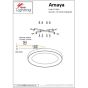 SE LED 80 AMAYA CEILING BRUSHED GOLD HOMELIGHTING 77-8160