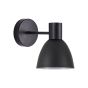 SE21-BL-16-MS2 ADEPT BLACK WALL LAMP BLACK METAL SHADE+ HOMELIGHTING 77-8317