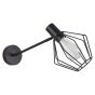 SE21-BL-22-GR1 ADEPT BLACK WALL LAMP BLACK METAL GRID+ HOMELIGHTING 77-8321