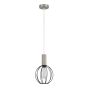 SE21-NM-4-GR2 ADEPT TUBE Nickel Matt Pendant Black Metal Grid+ HOMELIGHTING 77-8442