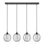 SE21-BL-B10-4BL-GR2 ADEPT PENDANT Black Metal Grid Pendant+ HOMELIGHTING 77-8759