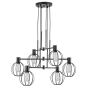 SE21-BL-100-GR2 ADEPT PENDANT Black Metal Pendant Black Metal Grid+ HOMELIGHTING 77-8878