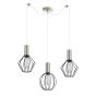 SE21-NM-4-BL3-GR12 ADEPT FLEX Nickel Matt Pendant Black Metal Grid+ HOMELIGHTING 77-8924
