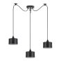 SE21-BL-B10-BL3-MS1 ADEPT PENDANT Black Metal Shade+ HOMELIGHTING 77-9038