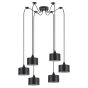 SE21-BL-B10-BL6-MS1 ADEPT PENDANT Black Metal Shade+ HOMELIGHTING 77-9041